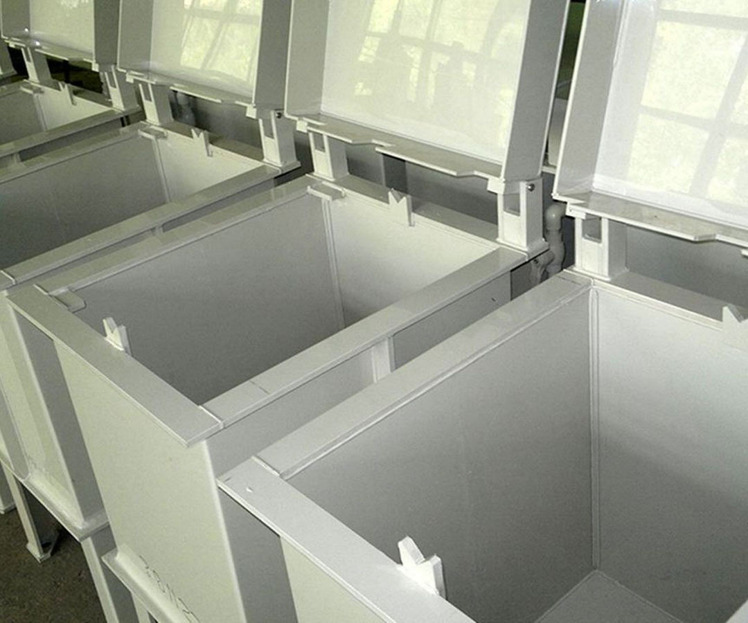 Пластиковые гальванические ванны из полипропилена